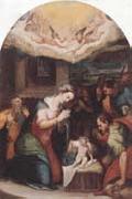 unknow artist THe adoration of  the shepherds France oil painting artist